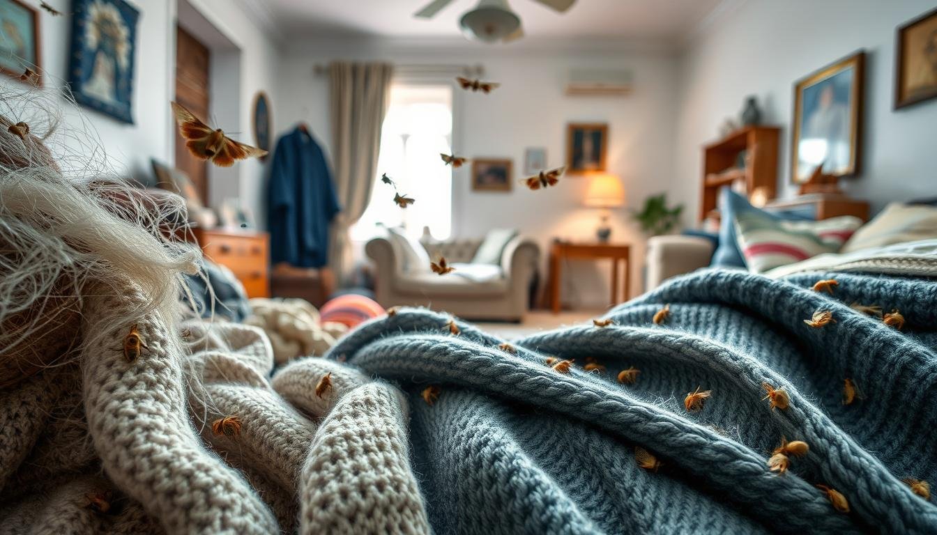 Anzeichen für Motten in Wohnung