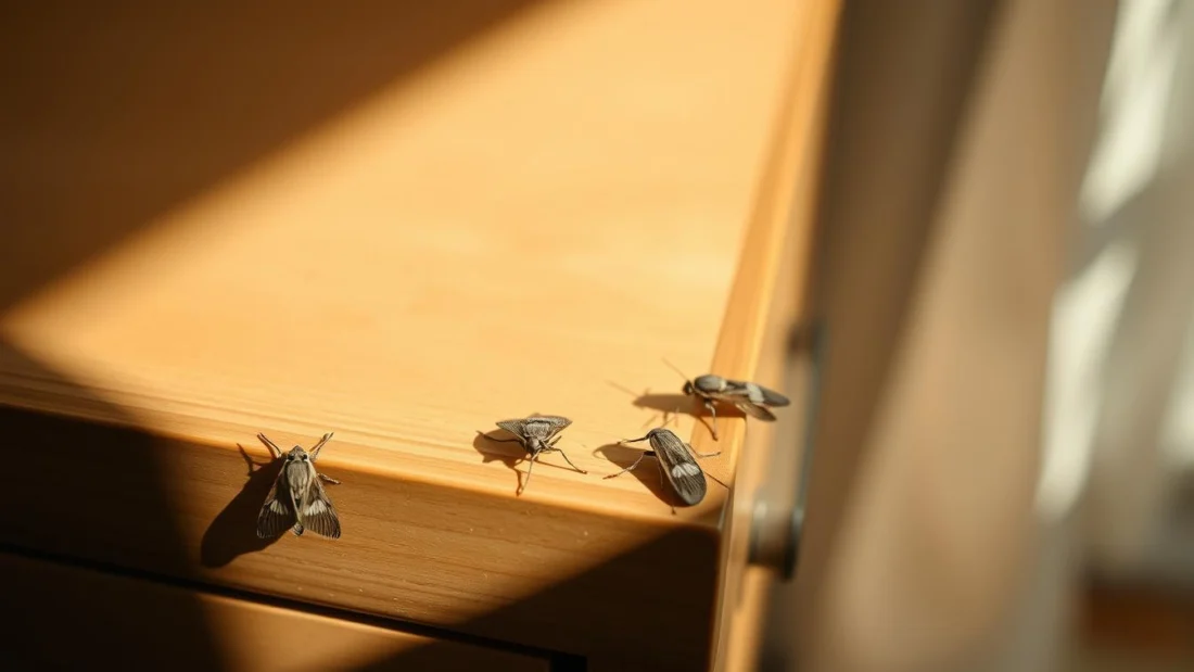 Motten in der Wohnung erkennen