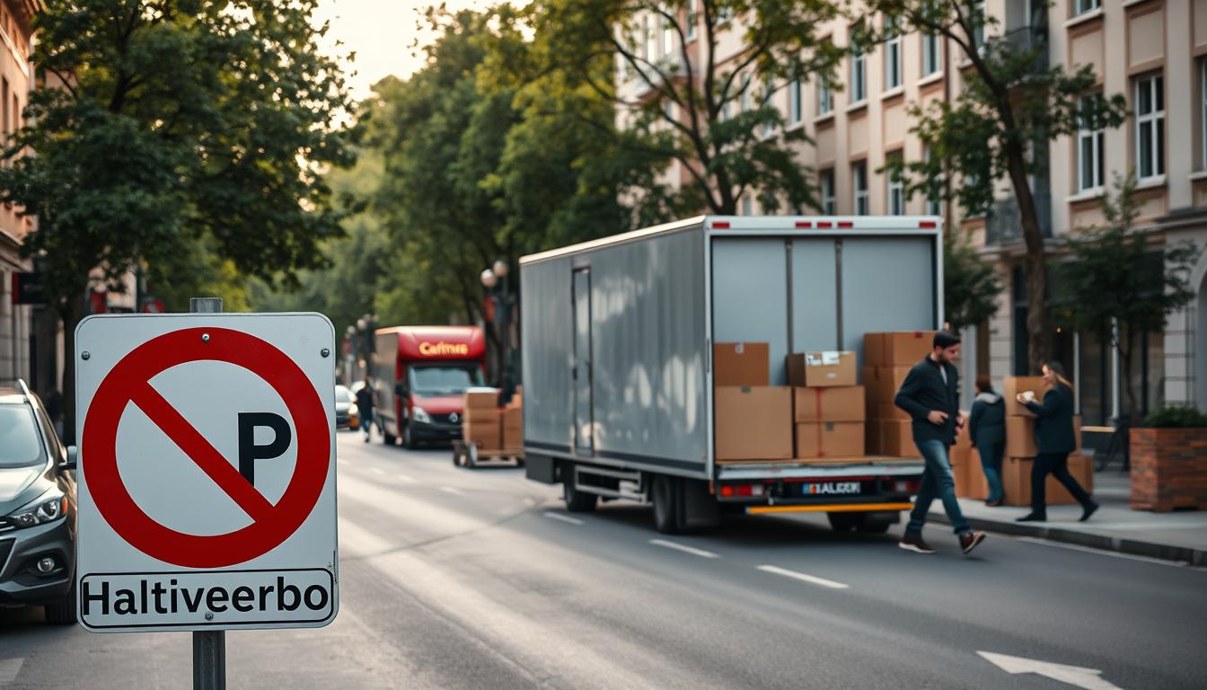 Umzug Berlin Halteverbot Parkplatzmangel