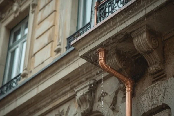 Regenwasser am Wiener Haus richtig ableiten: Dachrinne, Fallrohr und Grundleitung im Zusammenspiel