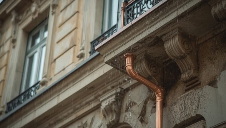 Regenwasser am Wiener Haus richtig ableiten: Dachrinne, Fallrohr und Grundleitung im Zusammenspiel