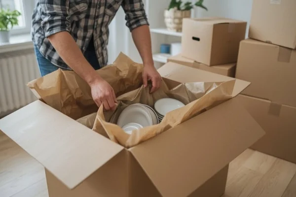Hausstand sicher verpacken beim Umzug