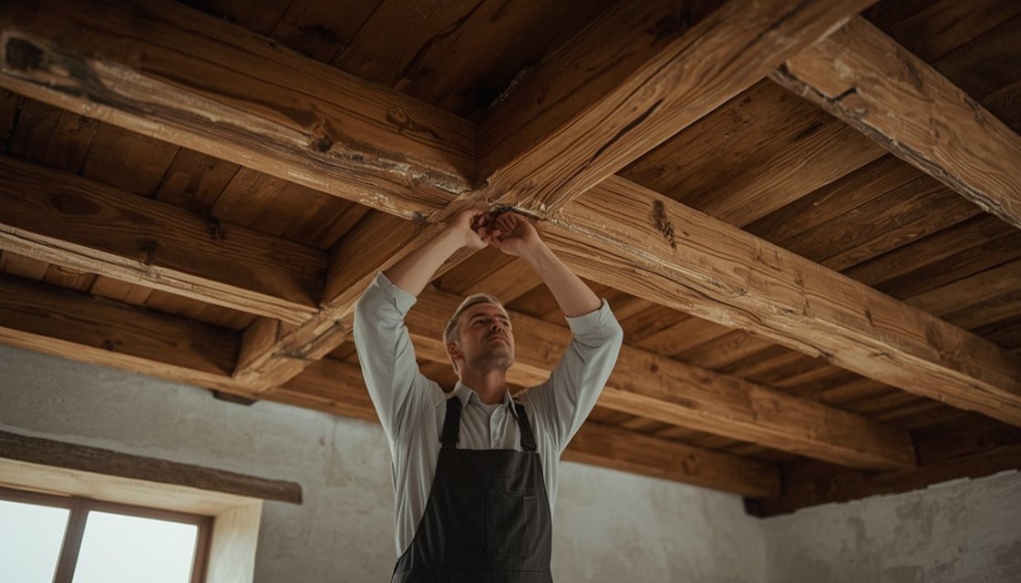 Holzbalkendecke sanieren: Traglasten, Schäden, Kosten