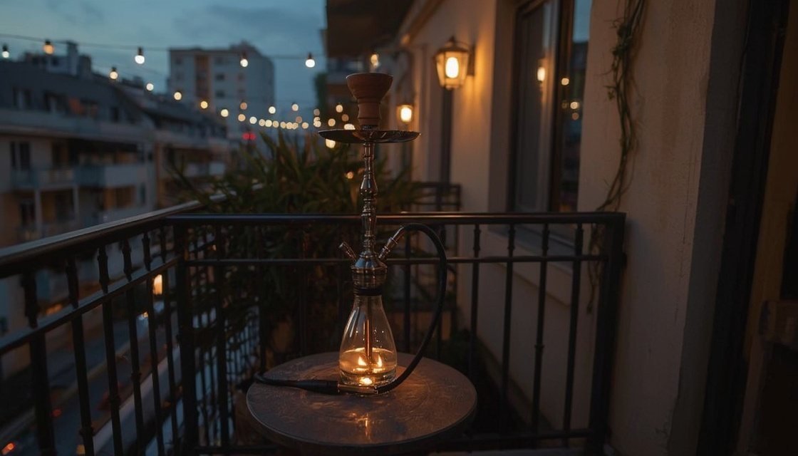 Shisha auf dem Balkon: Sicherheit und Brandschutz